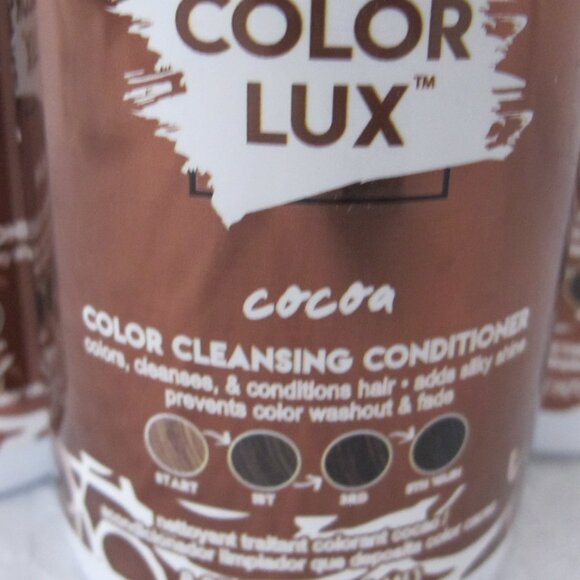 NEW - Bundle of 3 Color Lux Cocoa Color Cleansing Conditioner - Picture 4 of 9